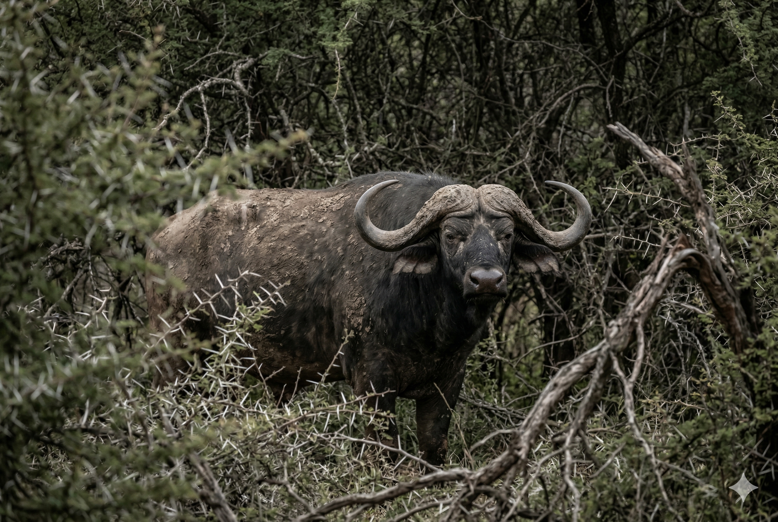 Cape Buffalo (The Black Death) quarry photography on the Vaalpenskraal estate